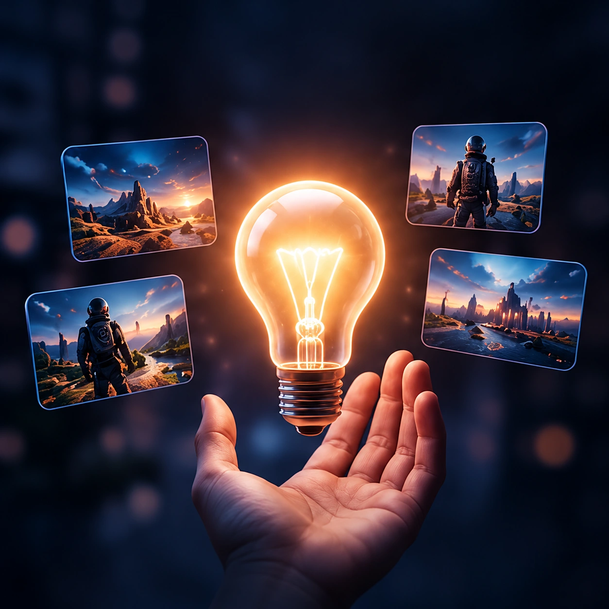 Creating the Idea — illustrative lesson preview